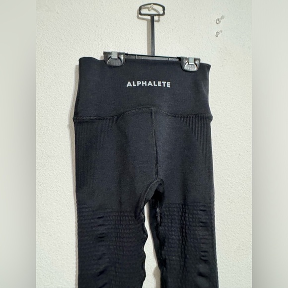 Alphalete Leggings Black Compression Womens Small - Picture 2 of 7
